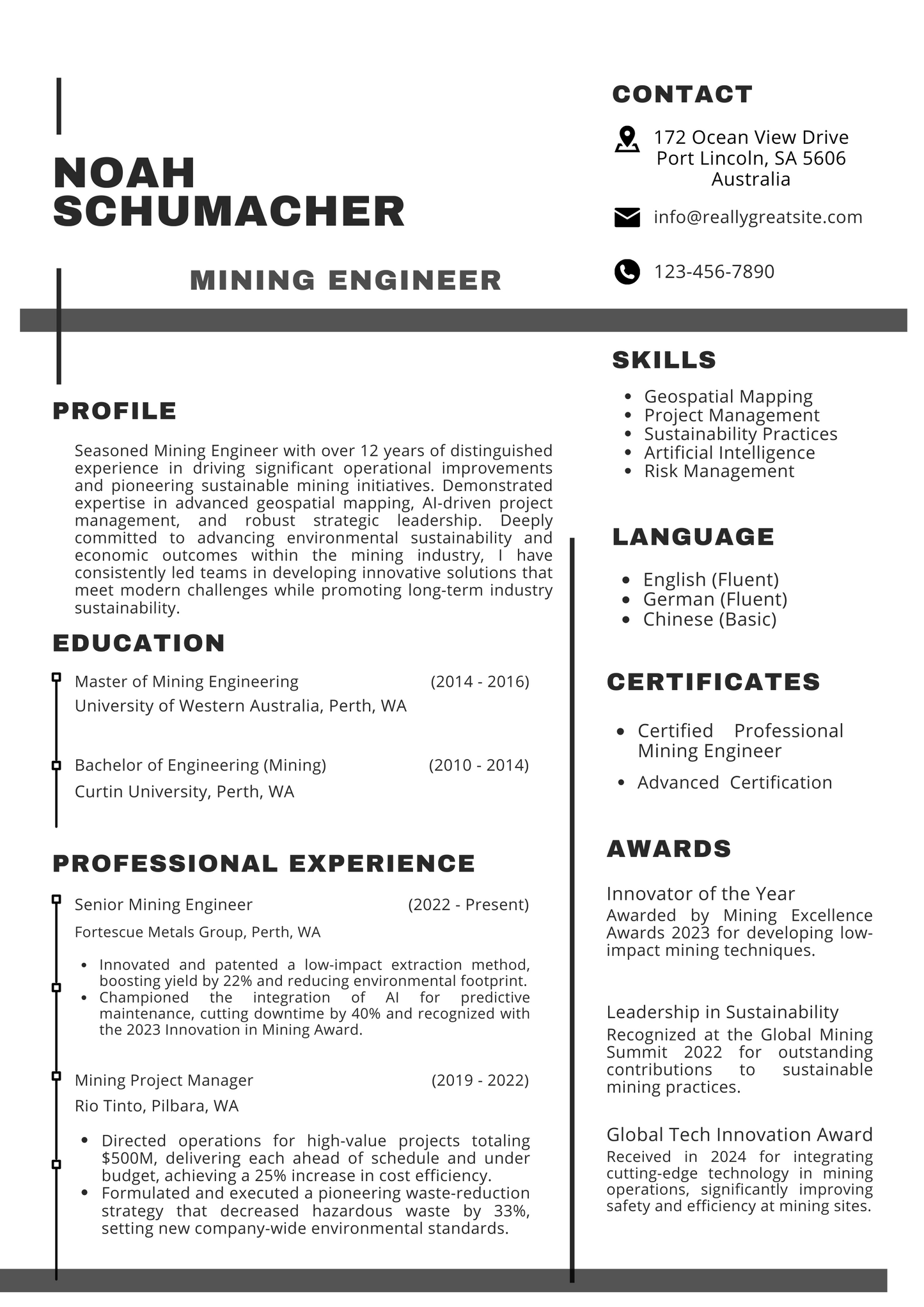 Industry-Specific Resumes